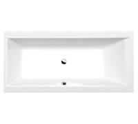 Polysan - Baignoire rectangulaire CLEO, 160x75x48 cm, blanc 93611