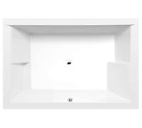Polysan - Baignoire rectangulaire DUPLA 180x120x54 cm, blanc 13611