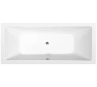Polysan - Baignoire rectangulaire Krysta, 180x80x39 cm, blanc 71710