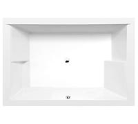 Polysan - Baignoire rectangulaire Polysan Dupla 180x120 cm acrylique Baignoire Adulte (13611)