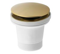 Polysan - Bonde de baignoire, Click Clack, or mat 71704GB