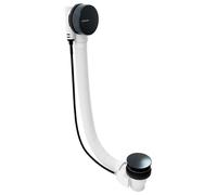 Polysan - Bonde et trop-plein de baignoire, longueur 80 cm, gun metal 71852.60
