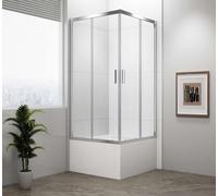 Polysan Deep - Cabine de douche, 80x80x165 cm, verre transparent MD5216