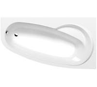 Polysan Evia baignoire d’angle 160x100 cm côté droit blanc 12611