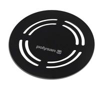 Polysan Flexia - Couvercle de siphon, noir 73217