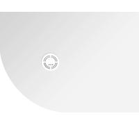 Polysan Flexia - Receveur de douche, 110x80 cm, possibilité de modifier les dimensions, blanc 91271