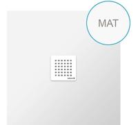 Polysan Flexia - Receveur de douche, 80x80 cm, possibilité de modifier les dimensions, blanc mat 72941MAT