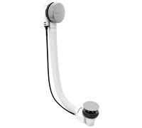 Polysan - Garniture de vidage et de trop-plein pour baignoire, longueur 120 cm, chrome 71856