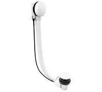 Polysan - Garniture de vidage et de trop-plein pour baignoire, longueur 80 cm, blanc 71852.10