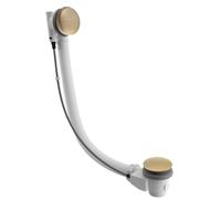 Polysan - Garniture de vidage et trop-plein pour baignoire, longueur 78 cm, or mat 71681GB