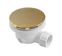 Polysan - Garniture de vidage pour receveurs de douche, or mat 1711GB