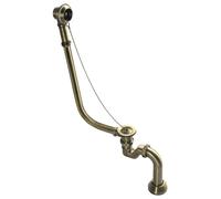 Polysan - Set de bain pour installation à l’extérieur, chaîne, siphon inclus, bronze 71690