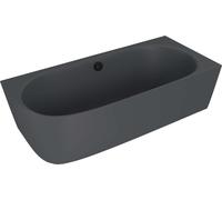 Polysan Sussi - Baignoire 160x71 cm, droite, anthracite mat 90191R.51