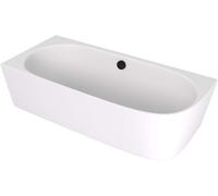Polysan Sussi - Baignoire 160x71 cm, gauche, blanc mat 90191LMAT
