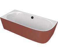 Polysan Sussi - Baignoire 160x71 cm, gauche, brun mat/blanc 90191L.72