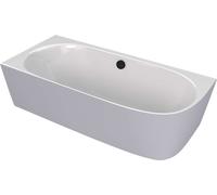 Polysan Sussi - Baignoire 160x71 cm, gauche, gris mat/blanc 90191L.32
