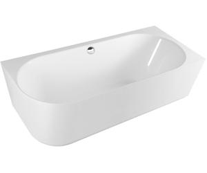 Polysan Sussi baignoire murale 160x70 cm ovale blanc 90191R