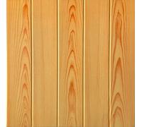 Polystyrène PS Panneaux de plafond 50x50cm lambris de plafond aspect bois imitation bois panneau muraux épaisseur 2-3mm (10 m² / 40 pièces)