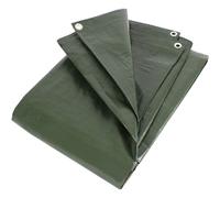 PolyTarp 210 PE-Abdeckplane (Farbe Grün, 8 x 14 m, 13 mm Ösen im Rand) 430814