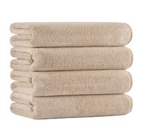 Polyte Serviette de Bain Microfibre Rapide 330 GSM 76,2x144,8 cm, 4 pcs