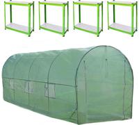 Polytunnel 25mm 6m x 3m avec étagères