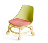 Polyvalent Chaise d'apprentissage rotative à rouleaux avec dossier(Green)