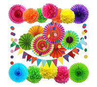 Pom Poms Décoratifs, Fanion, Guirlande, Pour Bannière, Décor De