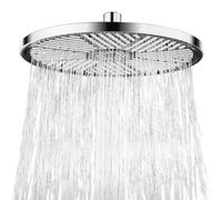 Pomme de douche à effet pluie, pommeaux de douche à effet pluie autonettoyante, pommeau de douche cascade, pommeau de douche haute pression (taille : 25,5 cm)