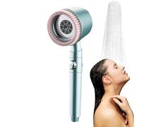 Pomme de douche à haut débit Adaptateur de douche portatif | Accessoires de douche à main haute pression pour salle de bains Toilettes Hôtel Support de tête haute pression et usage