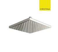 POMME DE DOUCHE CARREE 30X30 LAITON CHROME - CRISTINA ONDYNA PD55751