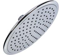 Pomme de douche cascade - Grand pommeau de douche de 22,9 cm - Haut débit avec bras d'extension - Chrome