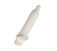 Pomme de douche compacte avec base filetée pour lavage de voyage, blanc | Buse de douche à main avec buse à main pour kits de voyage et kits de lavage de camping, fixation de rinçage compacte