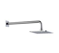 Pomme de douche complète carrée 202 x 202 mm chromé - LAUFEN HF960102100001