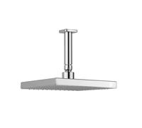 LAUFEN Ensemble de douche de pluie, 202x202mm, avec bras de douche, montage au plafond, chromé, HF960107100001