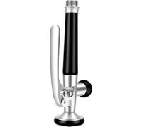 Pomme de douche en laiton pour robinet de cuisine - Pomme de douche extractible de rechange - Filetage G1/2 - Cartouche céramique - Sortie de 58 mm - Longueur 21,3 cm - Noir