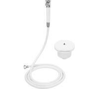 Pomme de douche encastrée, portable, pour mini-bateaux, pressée à la main, acier inoxydable 316, pulvérisateur en PVC pour camping-cars, yachts, mobile-homes, conduite d'eau de 2,5 m