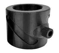 Pomme de douche haute pression noire, pulvérisateur à main de 9,4 x 7,9 cm, technologie d'augmentation de pression, matériau PLA et ABS, installation facile, design moderne pour une expérience de