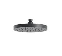 POMME DE DOUCHE LAITON RONDE D. 19 CM CHROME NOIR BROSSE - CRISTINA ONDYNA PD01475