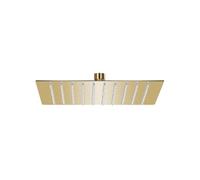 vidaXL Pomme de douche pluie 20x20 cm carrée acier inoxydable doré