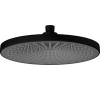 Pomme de douche WENKO Ultimate Shower, pomme de douche Ø 25 cm avec fonction Softrain, 284 jets pour un débit d'eau doux et intense, avec raccord universel ½", adaptée aux chauffe-eau instantanés, noi