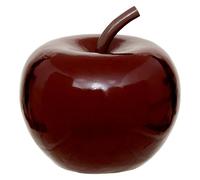 Pomme Déco Extérieur en Résine Glossy 26cm Rouge Rubis
