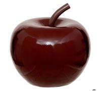 Pomme déco extérieur Glossy H.28,5cm résine rouge rubis - Atmosphera Créateur d'intérieur