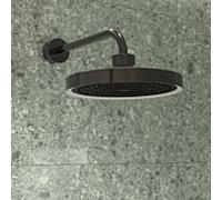Pommeau de douche 3 fonctions Ideal Standard Solos A7890A5 Ø 33 cm, anneau lumineux LED, gris magnétique