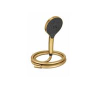 Pommeau de douche 3 jets Metro signature laiton brossé+ flexible
