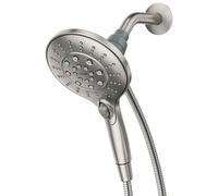 Pommeau de douche à 6 jets, système Magnetix, finition Spot Resist Nickel, diamètre 14 cm