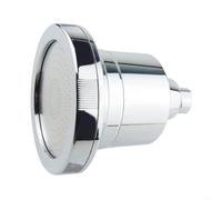 Pommeau de douche à débit puissant avec filtre à perles - Augmentation de pression turbocompressée pour une faible pression d'eau - 3 réglages de jet de pluie massage Eco Stop pour salle de bain 13,3