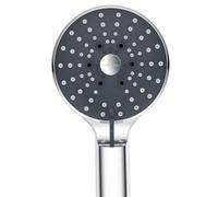 Pommeau de Douche Anti Calcaire, YEAUPE PRO Pommeau de Douche Haute Pression avec 6 modes de jet (G1/2, 110mm), Chromé