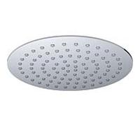 Pommeau de douche AqvaZone AqvaShower 035508750, 250 x 250 x 2 mm, rond, filetage intérieur 1/2 pouce, pivotant, acier inoxydable poli