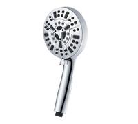 Pommeau de douche avec 10 fonctions et pistolet de pulvérisation Argent