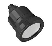 Pommeau de douche avec filtre 0,01 µm ABS 1/2" raccord réglable à 360° | Pommeau de douche avec grille en acier inoxydable, jet d'eau uniforme et filtre interchangeable, montage sans outils